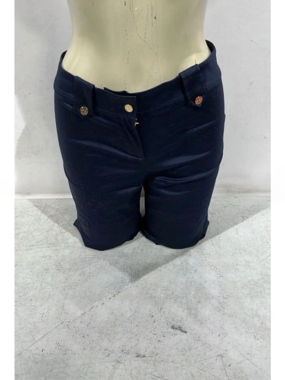 Tory Burch Navy Bermuda Shorts